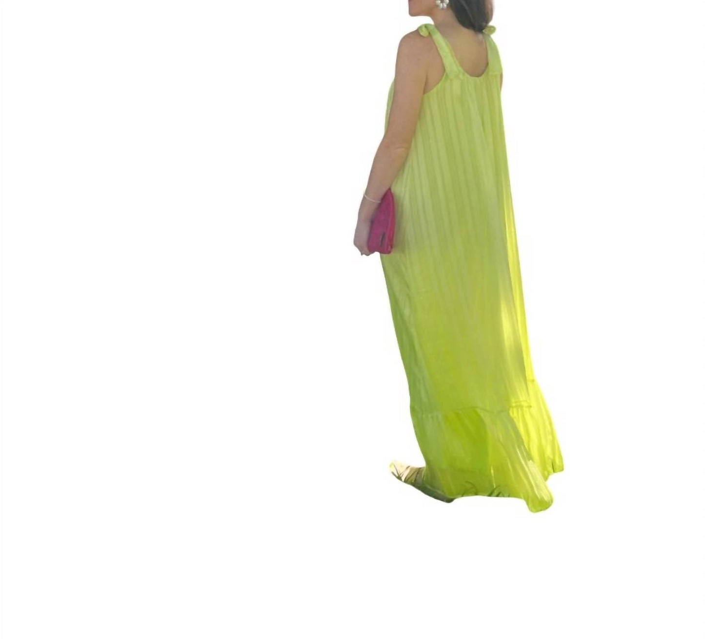 Adrienne - Tie Sleeve Maxi Dress