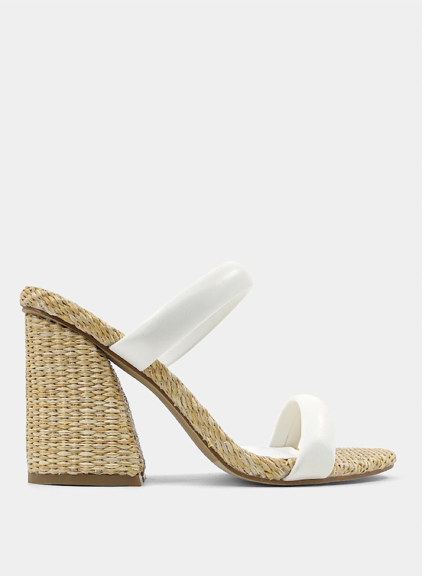 Shu Shop - Women's Gardenia Strap Raffia Heel Sandal