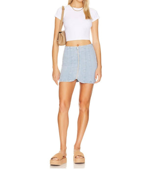 Free People - Layla Denim Miniskirt