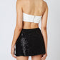 Cotton Candy - Sequined Mini Skirt