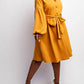 The Curve La - Plus Size Button Front Fit And Flare Dress With Pockets