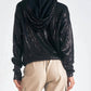 Elan - Metallic Sweater Hoodie