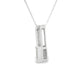 .06ct Zircon Diamond Fashion Pendants 10KT White Gold