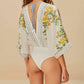Farm Rio - Sicily Bodysuit