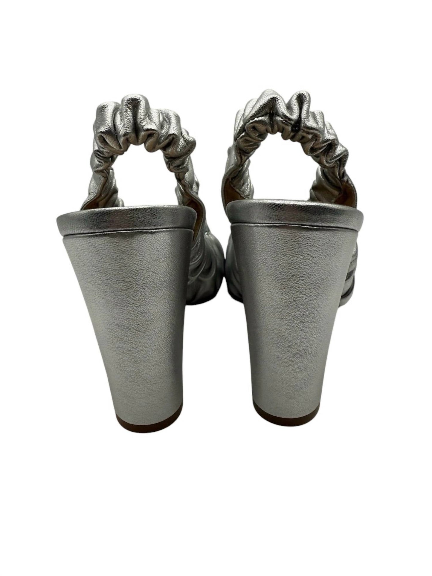 Ulla Johnson - Women's Lucia Leather Ruched High Heeled Shoes