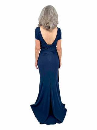 Talbot Runhof - Vestido longo de crepe elástico Bouvier