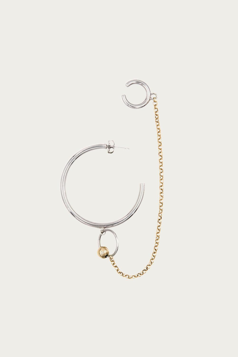 Justine Clenquet - NICKY EARRING WITH EAR CUFF