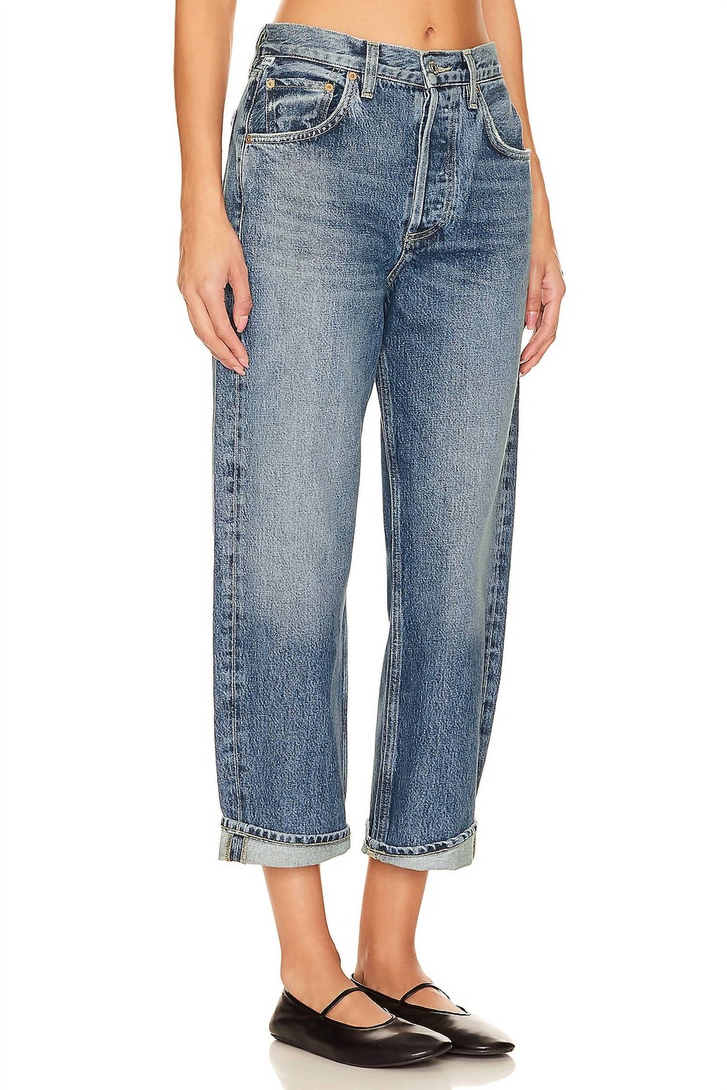 Citizens Of Humanity - Dahlia Bow Leg Baby Roll Jeans