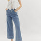 Entro - High Waist Eyelet Pants