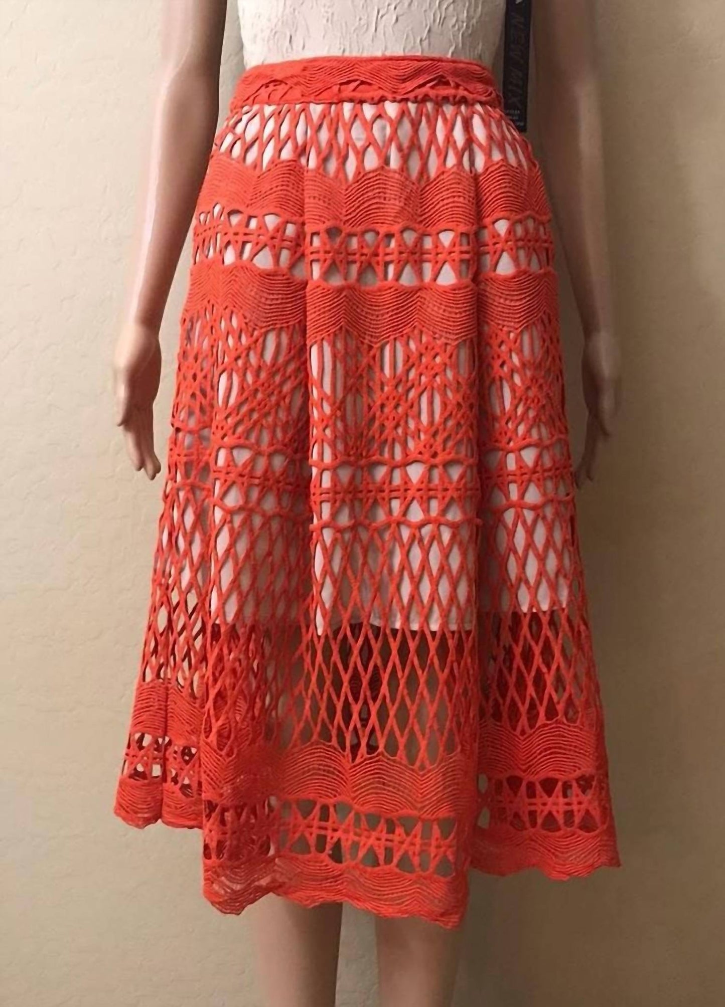 Endless Rose - CROCHET LACE MIDI SKIRT