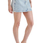 Steve Madden - Beck Embellished Textured Denim Mini Skirt