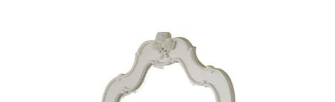 Edalene Mirror - Pearl White