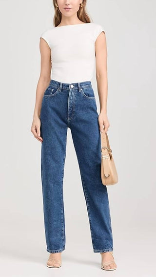 Dl1961 - Feminino - Calça Jeans Demie Straight High Rise
