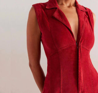 Free People - Macacão de veludo cotelê CRVY Ring The Alarm