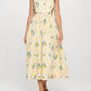 Meet Me In Santorini - Citrus Maxi Dress