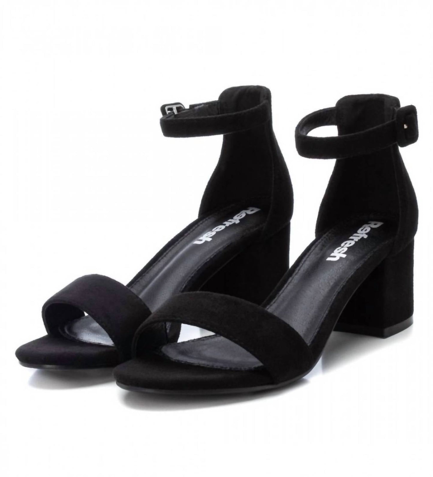 Xti - WOMEN'S BLOCK HEEL SUEDE SANDALS