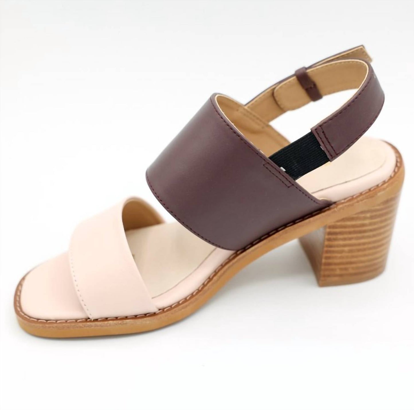 All Black - Women's Double Band Heel
