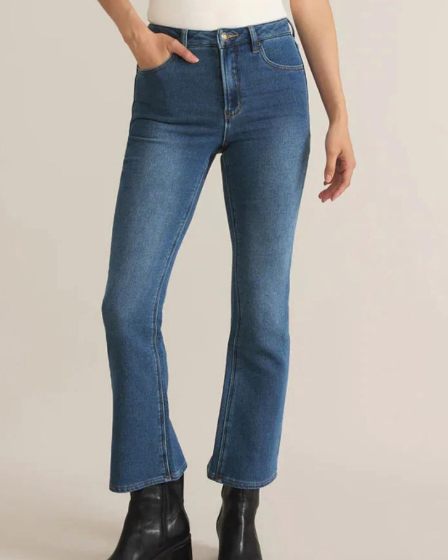 Z Supply - Lia Denim Ankle Kick Flare Jeans