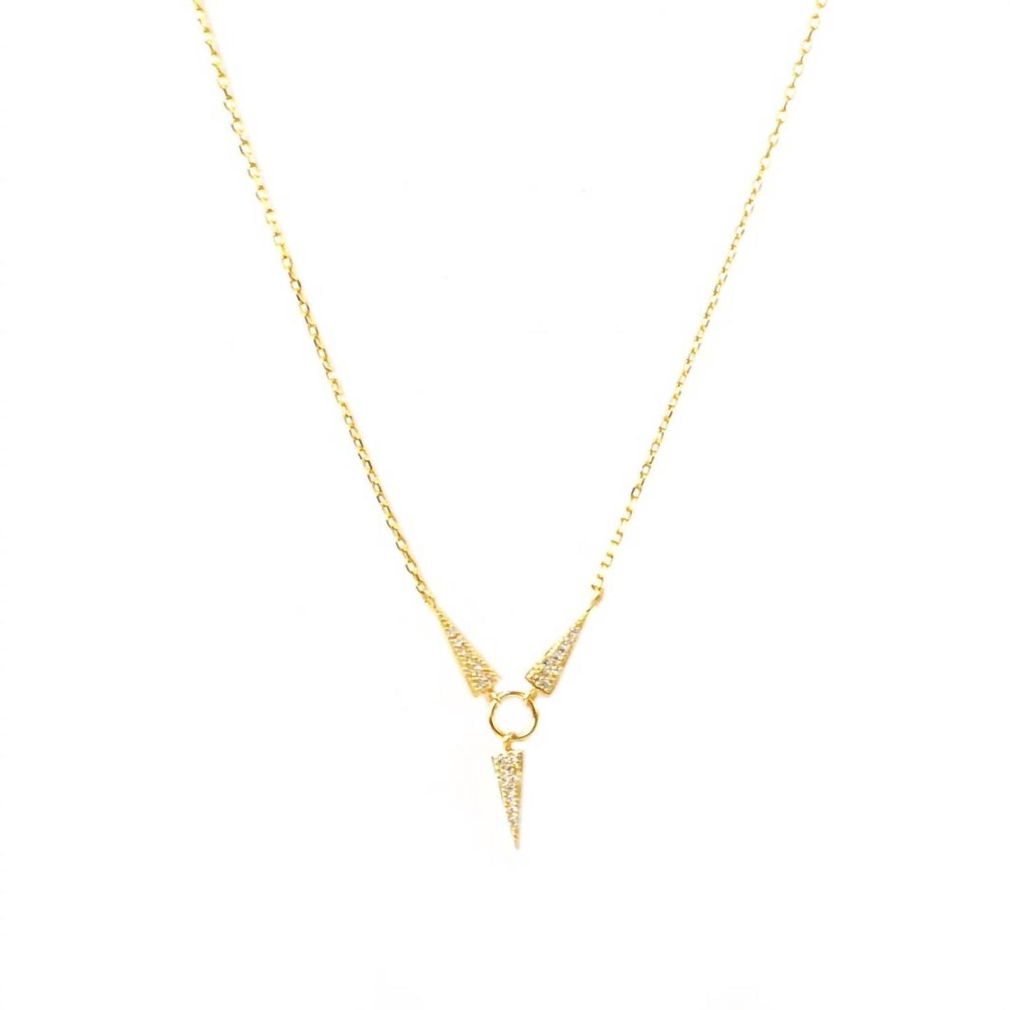 Marlyn Schiff - Women's Triple Triangle Necklace