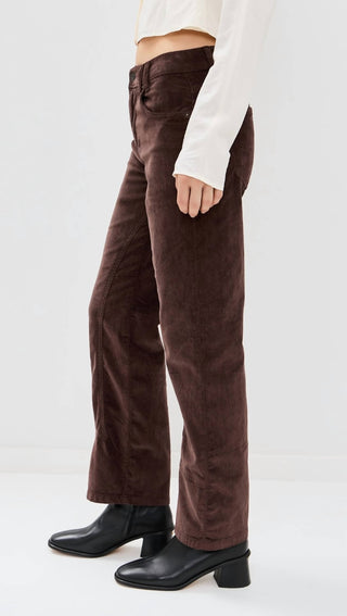 Free People - Risk Taker Mid-rise Cord Jeans