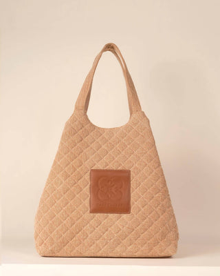 Care Tucker - Maxi Quilted Denim Tote Bag