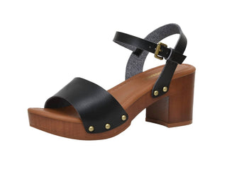 Cushionaire - Sandália Sloan Faux Wood Feminina