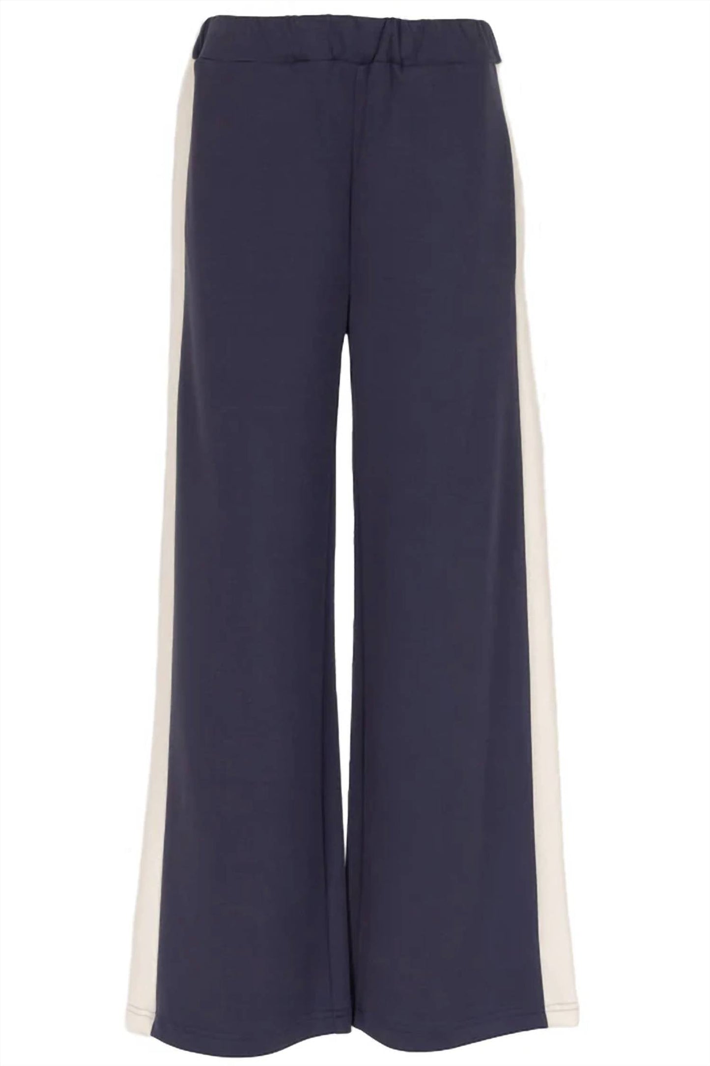 P.Cill - Women's Butter Modal Side Strip Wide Leg Pants