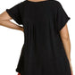 Umgee - Cut Out Frayed Fringe Top
