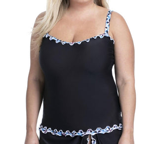 Perfil por Gottex - Top Tankini franzido - Plus