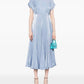 Baruni - Aimee Foiled-finish Midi Dress
