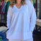 Z Supply - Modern V-neck Weekender Sweatshirt