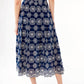 Abbey Glass - MEDALLION PRINT MIDI SKIRT