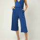 Gilli - Cropped Surplice Jumpsuit