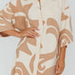 Moda Borboleta - Button Up Knit Shirt Dress