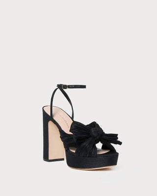 Loeffler Randall - Sandália plataforma plissada Natalia feminina