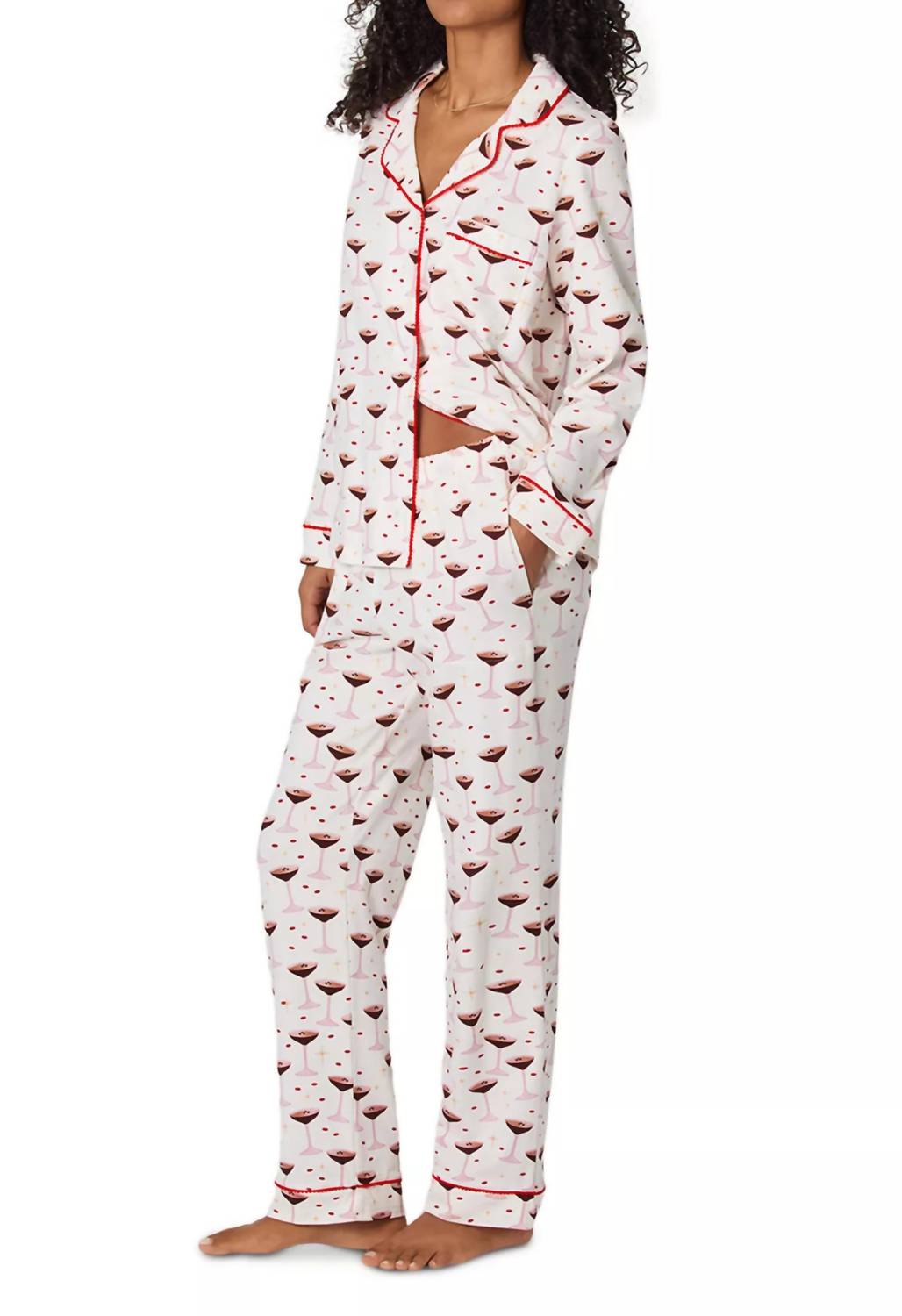 Bedhead Pjs - Espresso Kisses Long Sleeve Pajama Set