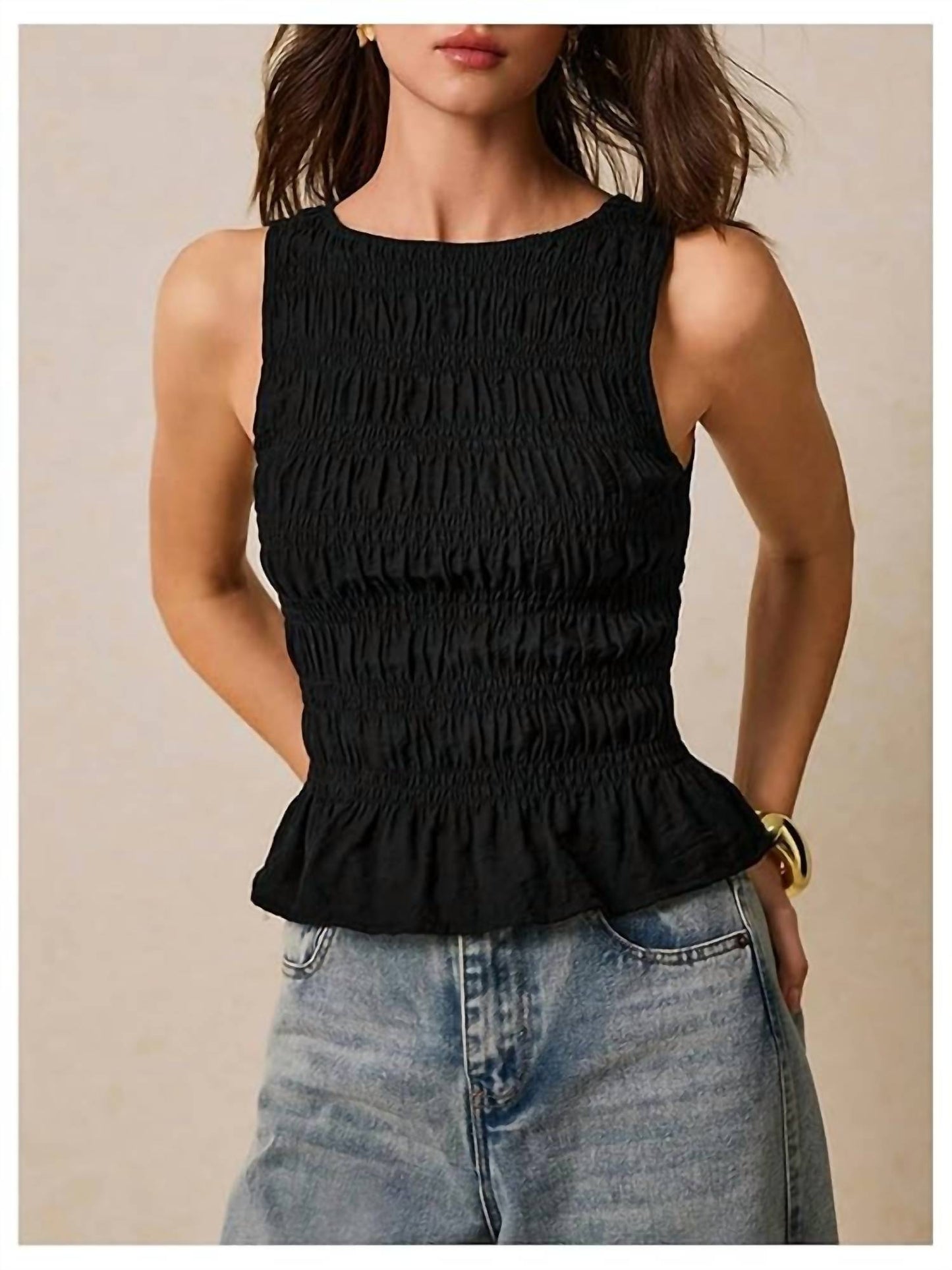 Pistola - Phoebe Smocked Tank Top