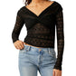 Free People - Hold Me Closer Twisted Lace Top