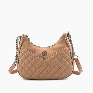 Like Dreams - Women's Auburn Y2k Vegan Dual Quilted Shoulder Bag