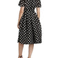 Carolina Herrera - Women's Polka Dot Midi Shirt Dress