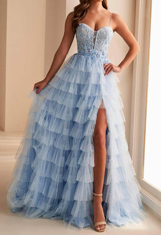 Ellie Wilde - Vestido de baile sem mangas em linha A