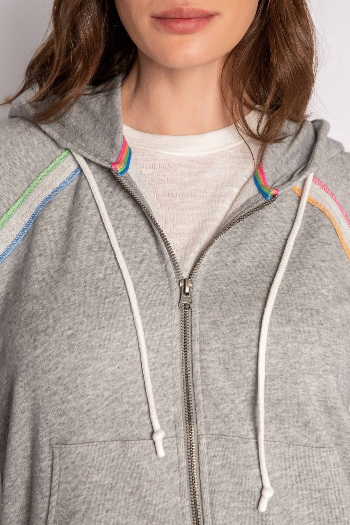 Pj Salvage - Neon Stripes Hoodie Jacket