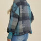 Double Take - Cozy Plaid Oversized Hoodie