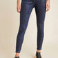 Joe'S Jeans - Charlie High Rise Coated Snake Print Skinny Jeans
