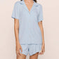 Eberjey - Women's Gisele Ribbed Relaxed Short Pj Set