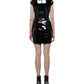 Western F.A.S.H.I.O.N - Punk Sci-Fi Patent Leather Chinese Style Dress