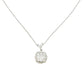 Aamiaa - 0.61 Carat Natural Diamond Cushion Halo Cluster Pendant