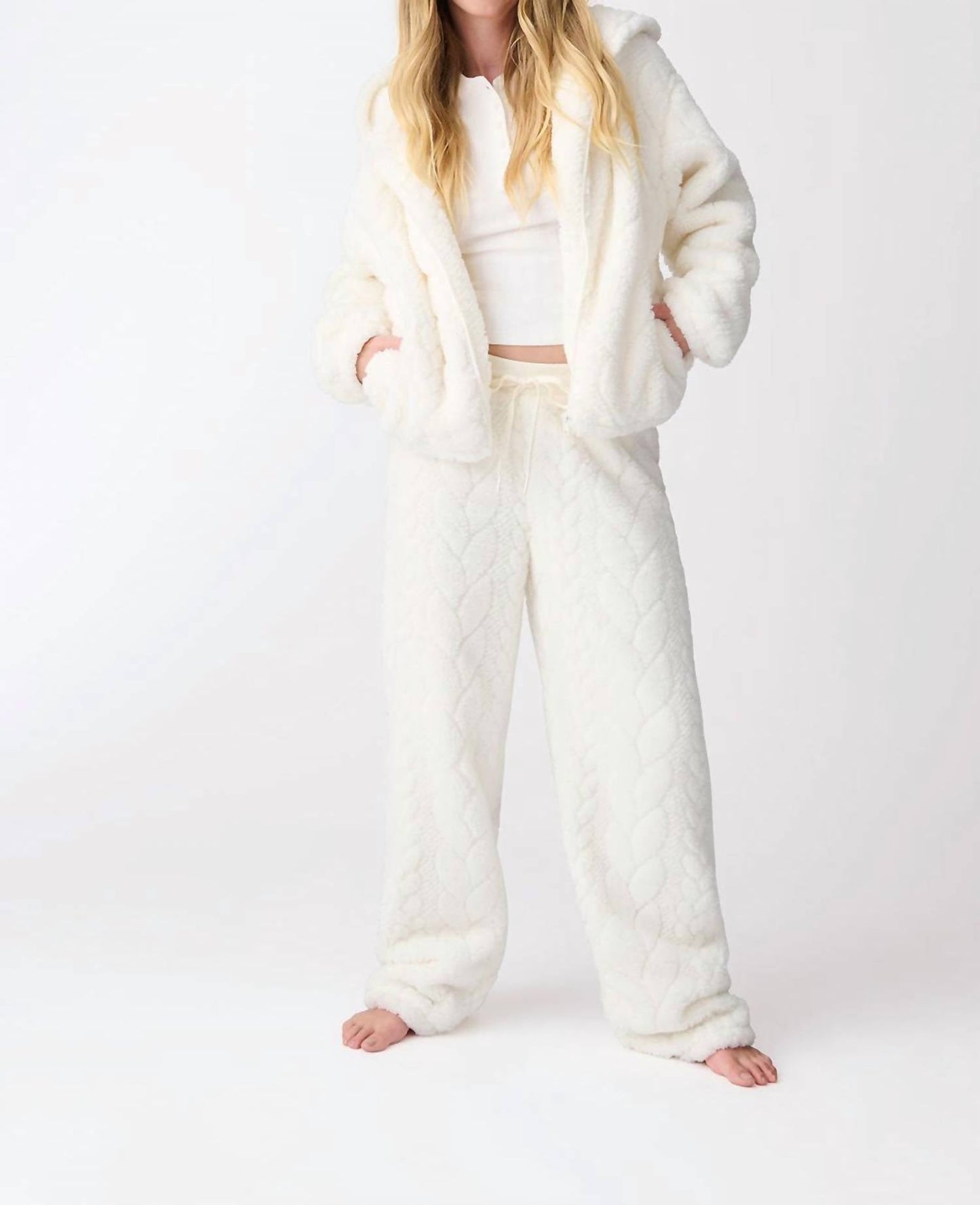 Pj Salvage - Lets Get Cozy Hooded Jacket