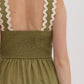 Entro - Ric Rac Midi Dress