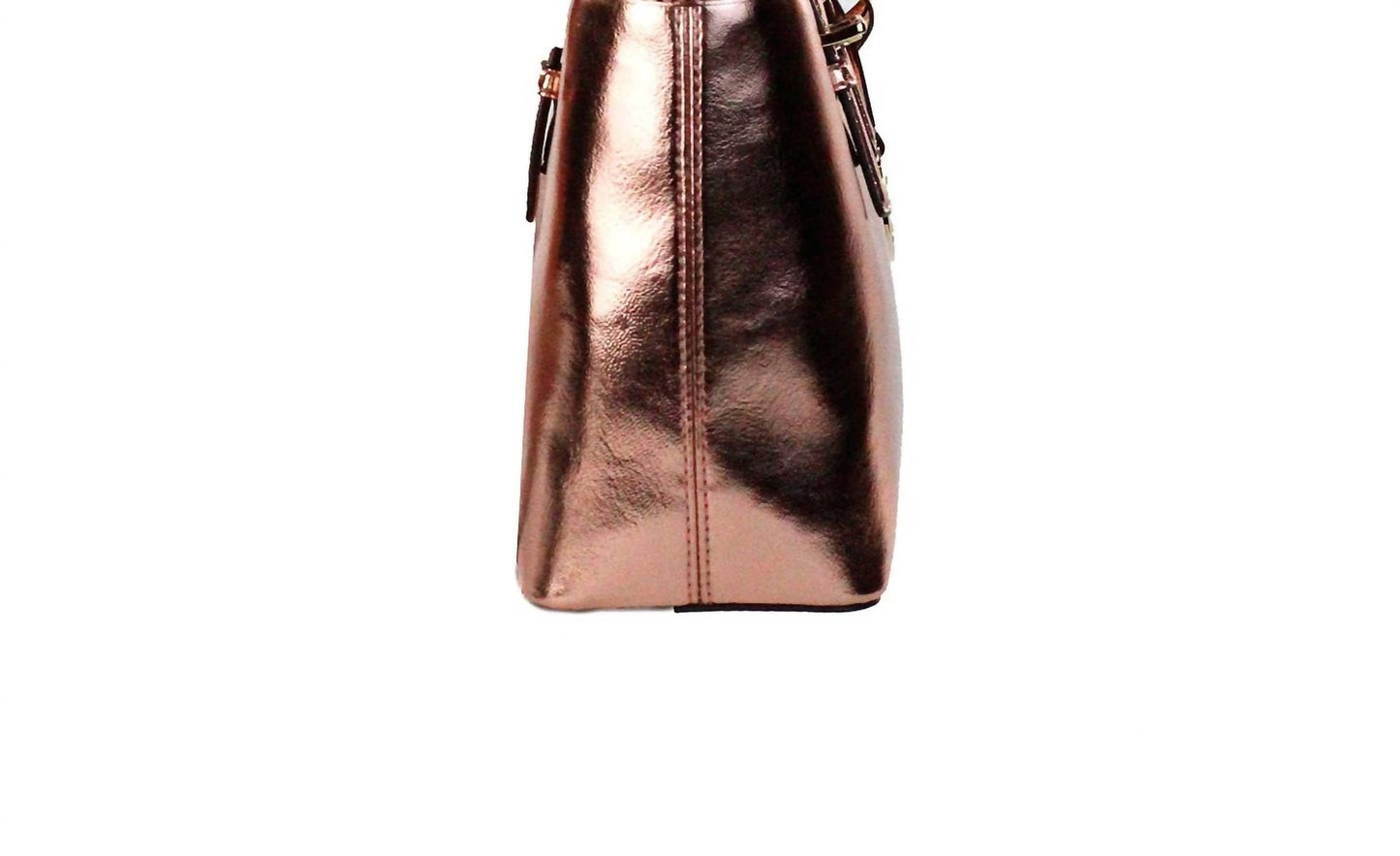 Michael Kors - Women's Jet Set Metallic Xs Carryall Top Zip Tote Bag